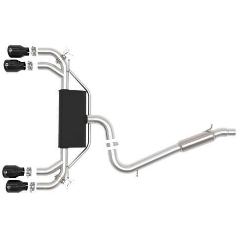 aFe Power Stainless Steel Cat-Back Exhaust Exhaust System | 2015-2019 Volkswagen Golf R (49-36430-B/C/L/P)