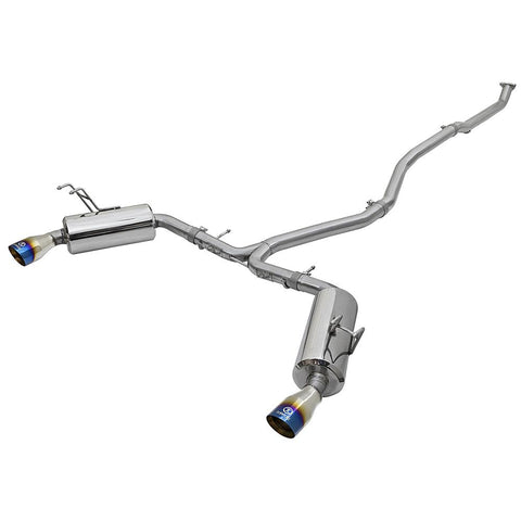 aFe Power Takeda Stainless Steel Cat-Back Dual-Exit Exhaust System | 2016-2021 Honda Civic Sedan 1.5 (49-36615-P/49-36615-L)