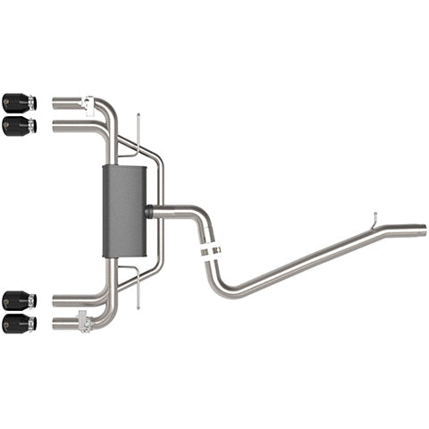 aFe Power Force-Xp Stainless Steel Cat-Back Exhaust System | 2015-2020 Audi S3 (49-36442-B/C/P)