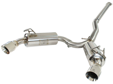 aFe Takeda 3.0"-2.5" Cat-Back Exhaust System | 2008-2015 Mitsubishi Evolution X (49-36701)