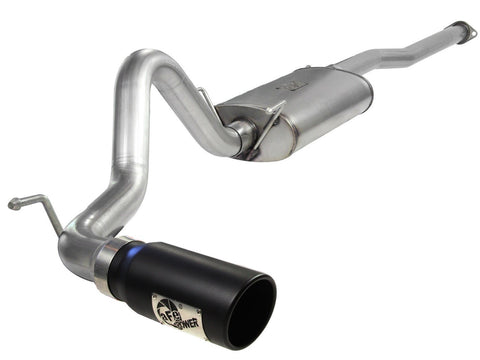 2013-2014 Toyota Tacoma V6-4.0L MACH Force-Xp 2-1/2" Cat-Back Stainless Steel Exhaust System w/Black Tip by aFe Power (49-46021-B)