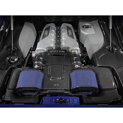 aFe Power Track Series Carbon Fiber Cold Air Intake System | 2010-2018 Audi R8 V10 (57-10012R)