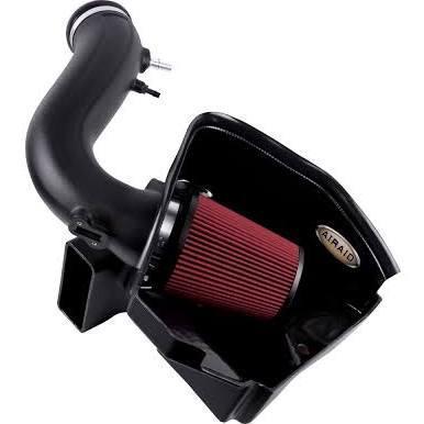 2011-2014 Ford Mustang 3.7L V6 MXP Intake System w/ Tube (Oiled / Red Media) by Airaid (450-265) - Modern Automotive Performance
