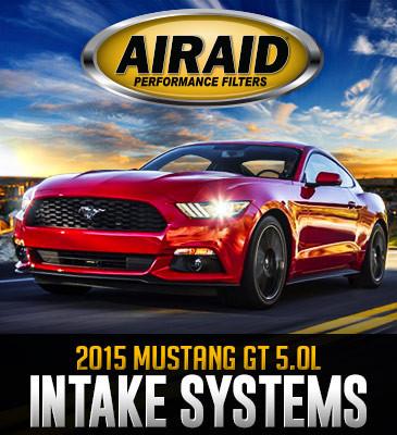 2015 Ford Mustang GT Dry Cold-Air Intake System by Airaid (452-328) - Modern Automotive Performance
 - 1
