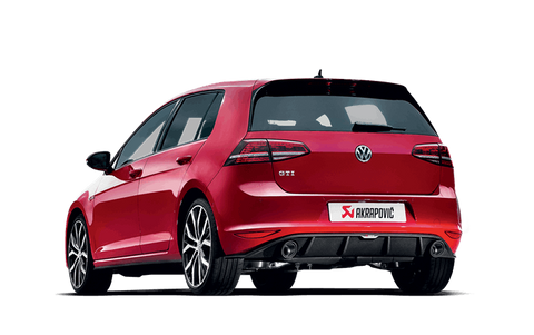 Akrapovic Titanium Slip-On Race Exhaust | 2015-2017 VW Golf GTI Mk7 (MTP-VW/T/1H)