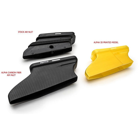 AMS Performance Mercedes-Benz 2.0L M133 AMG Carbon Fiber Cold Air Inlet Duct & Air Box Lid | 13-19 Mercedes A45 AMG / 14-19 CLA45 AMG (ALP.19.08.0003-1)