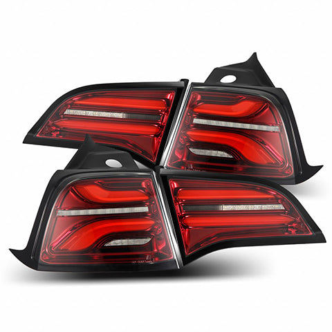 AlphaRex PRO-Series LED Tail Lights with Sequential Turn Signals | 2017-2022 Tesla Model 3/Model Y (6010XX)