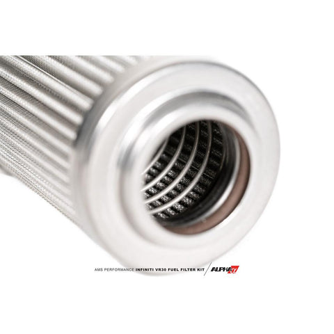 AMS Red Alpha Fuel Filter Kit | 2016-2024 Infiniti Q50/Q60 VR30DETT (ALP.28.07.0008-1/ALP.28.07.0009-1)