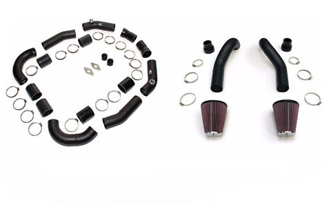 AMS Alpha Induction Kit for TiAL BOV (Black) | 2009-2015 Nissan R35 GT-R (ALP.07.09.0003)