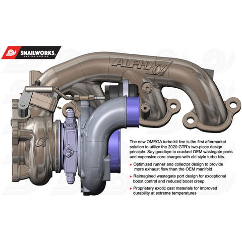 AMS Performance Omega 14 Turbo Kit | 2009-2021 Nissan GTR (ALP.07.14.0203-1/2)