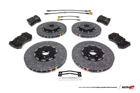 ALPHA Performance Carbon Ceramic Brake Kit Upgrade | 2012-2021 Nissan GT-R (ALP.07.01.0102-2)