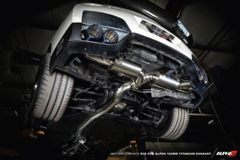 AMS Performance Titanium 102mm Cat-Back Exhaust System | 2009-2020 Nissan GT-R (ALP.07.05.0007-1)