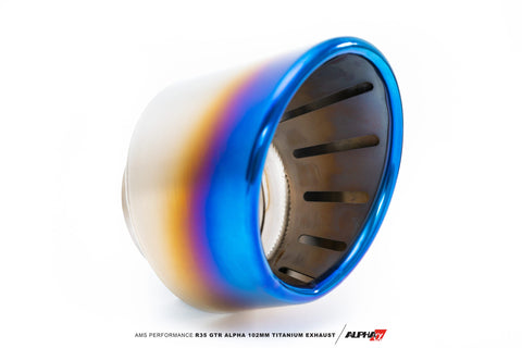 AMS Performance Titanium 102mm Cat-Back Exhaust System | 2009-2020 Nissan GT-R (ALP.07.05.0007-1)