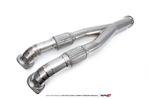 AMS Performance Titanium 102mm Cat-Back Exhaust System | 2009-2020 Nissan GT-R (ALP.07.05.0007-1)