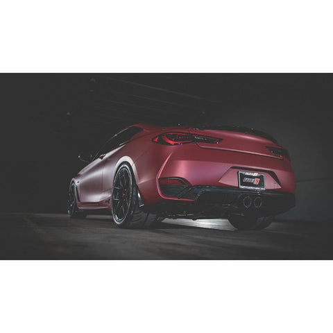 AMS Red Alpha 3" Full Downpipe Kit | 2016-2024 Infiniti Q50/Q60 3.0TT & 2023+ Nissan Z 3.0TT (ALP.28.05.0002-2)