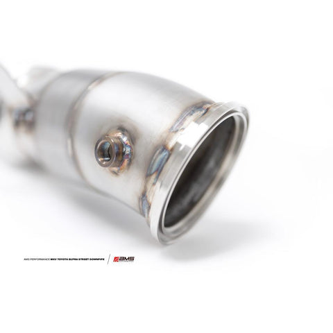 AMS Downpipe w/ Ultra High-Flow GESI Cat | 2020-2026 Toyota Supra A90 3.0L (AMS.38.05.0001-2)