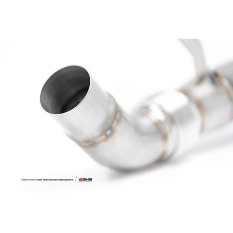 AMS Downpipe w/ Ultra High-Flow GESI Cat | 2020-2026 Toyota Supra A90 3.0L (AMS.38.05.0001-2)