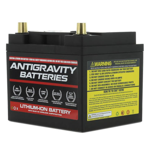 Antigravity Group 26 Lithium Car Battery with Re-Start (AG-26-20-RS)