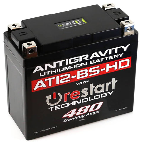 Antigravity YT12-BS High Power Lithium Battery with Re-Start (AG-AT12BS-HD-RS)