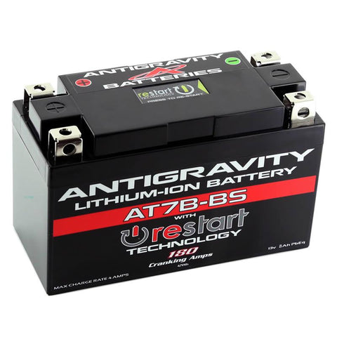 Antigravity YT7B-BS Lithium Battery with Re-Start (AG-AT7B-BS-RS)