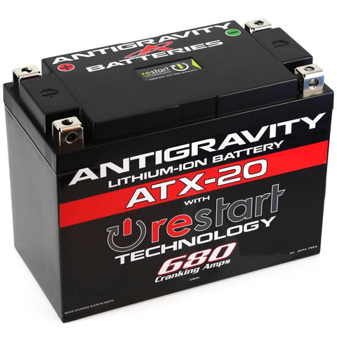 Antigravity YTX20 Lithium Battery with Re-Start (AG-ATX20-RS)