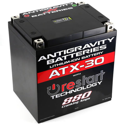 Antigravity YTX30 Lithium Battery with Re-Start (AG-ATX30-RS)