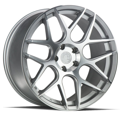 AodHan Wheels AFF2 Gloss Silver w/ Machined Spoke Faces 19x9.5 | 5x114.3 (AFF219955114335SMF)