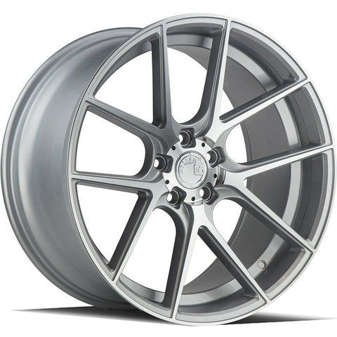 AodHan Wheels AFF3 Gloss Silver w/ Machined Spoke Faces & Outer Lip 20x10.5 | 5x120 (AFF320105512035SMF)