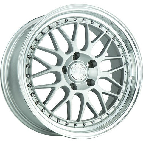 AodHan Wheels AH02 Silver w/ Machined Lip 19x9.5 | 5x114.3 (AH0219955114322SML)