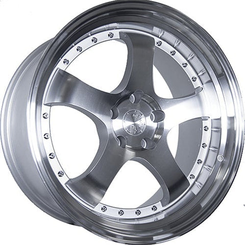 AodHan Wheels AH03 Silver w/ Machined Spoke Faces & Lip 15x8 | 4x100/4x114.3 (AH0315804100114320SMF)