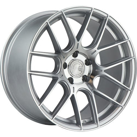 AodHan Wheels AH-X Gloss Silver w/ Machined Faces 18x9.5 | 5x114.3 (AHX1895511435SMF)