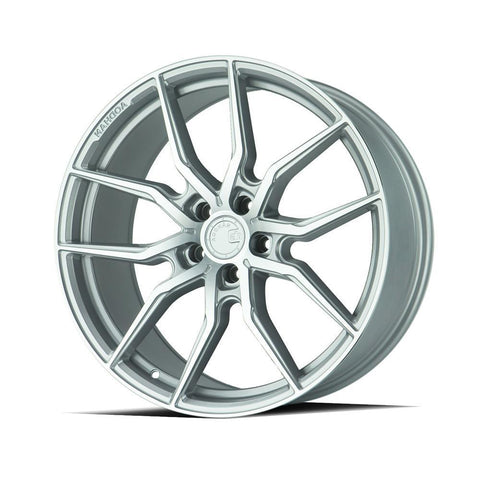 AodHan Wheels AFF1 Gloss Silver w/ Machined Spoke Faces 20x9 | 5x120 (AFF12090512030SMF)