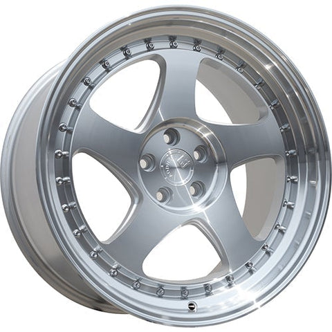 AodHan Wheels AH01 Silver w/ Machined Spoke Faces & Lip 15x8 | 4x100/4x114.3 (AH0115804100114320SMF)