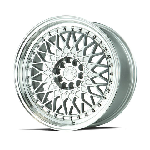 AodHan AH05 Wheels - 4x100/114.3 16x8.0" +15mm Offset - Silver Machined Face