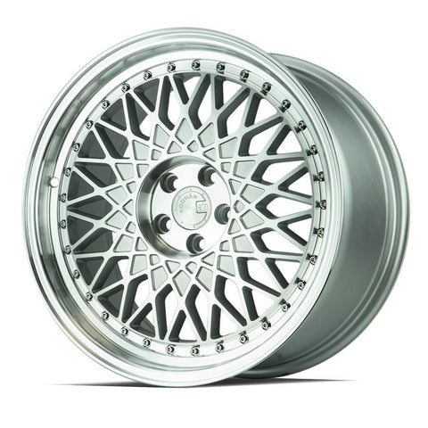 AodHan Wheels AH05 Silver w/ Machined Lip 18x8.5 | 5x114.3 (AH0518855114335SMF)