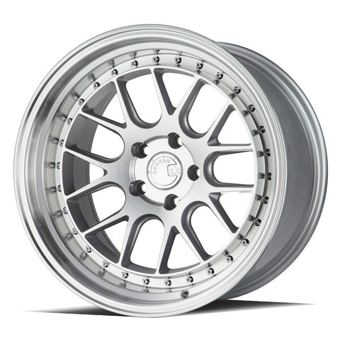 AodHan DS06 Wheels - 5x114.3 18" - Silver w/Machined Face