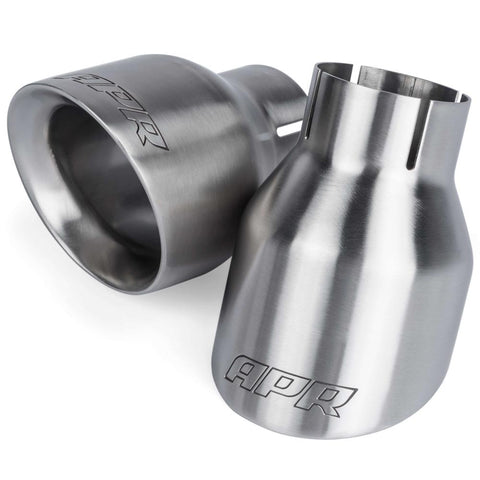 APR Double Walled 4" Slash-Cut Tips - Set of 2 | Fits 2.5" Pipe (TPK0001/2/3)