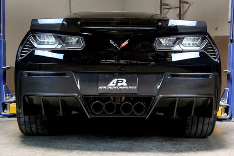 APR Carbon Fiber Rear Diffuser Version II | 2014+ Chevrolet Corvette C7 (AB-277029)
