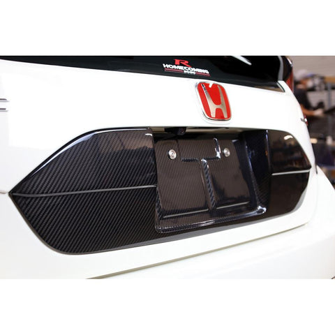 APR Performance Carbon Fiber License Plate Backing | 2017-2021 Honda Civic Type-R (CBX-CTRLIC)