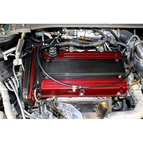 APR Carbon-Fiber Spark Plug Cover | 2003-2007 Mitsubishi Evolution VIII-IX (CBE-EVOPLUG)