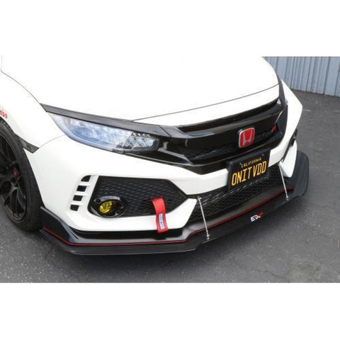APR Front Wind Splitter | 2017-2021 Honda Civic Type-R w/ OEM Lip (CW-917022)