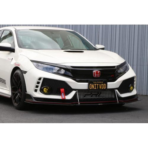 APR Front Wind Splitter | 2017-2021 Honda Civic Type-R w/ OEM Lip (CW-917022)