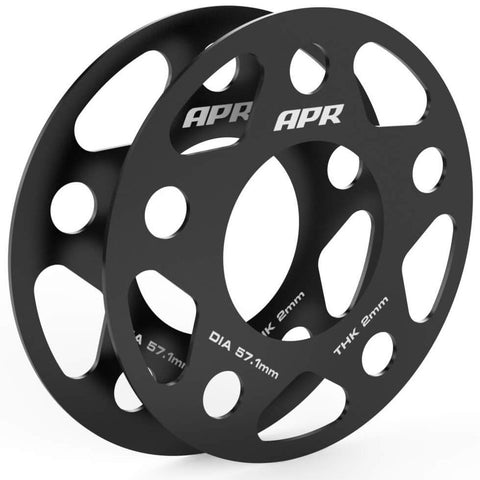 APR 2mm Wheel Spacers Pair | 5x112 Bolt Pattern / 57.1mm CB (MS100149)