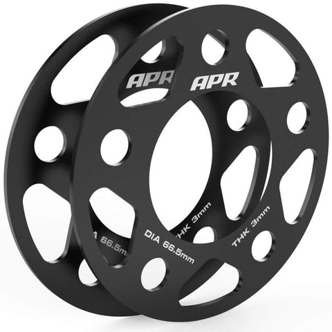 APR 3mm Wheel Spacers Pair | 5x112 Bolt Pattern / 66.5mm CB (MS100160)