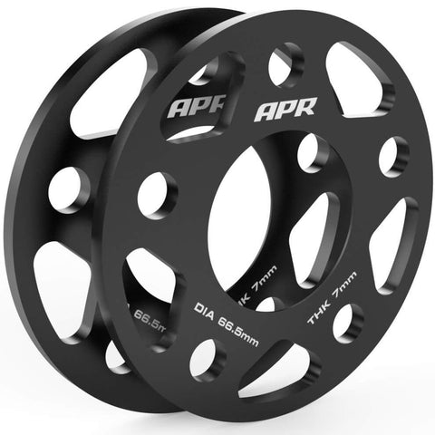 APR 7mm Wheel Spacers Pair | 5x112 Bolt Pattern / 66.5mm CB (MS100164)