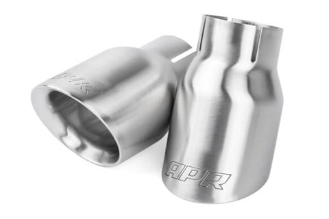 APR Slash-Cut Double-Walled 3.5" Exhaust Tips | Multiple Audi/Porsche/Volkswagen Fitments (TPK0006)