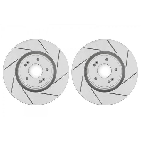 ARK Performance Slotted Front Rotors | 2010-2016 Hyundai Genesis Coupe w/ Brembo Brakes (BR0700-103SF)
