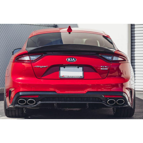 ARK Double Sided Carbon Fiber Rear Trunk Decklid - Type B | 2018-2023 Kia Stinger (CF08-1811B)