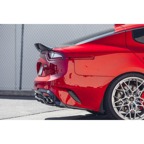 ARK Double Sided Carbon Fiber Rear Trunk Decklid - Type C | 2018-2023 Kia Stinger (CF08-1814C)