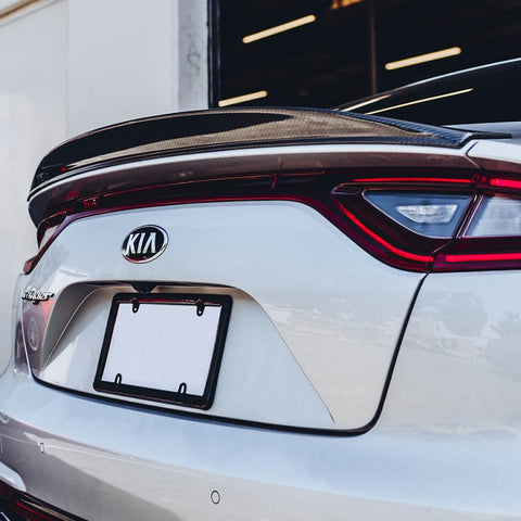 ARK Double Sided Carbon Fiber Rear Lip Spoiler - Type A | 2018-2023 Kia Stinger (CF08-LIPSA)